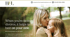 Desktop Screenshot of harrogatefamilylaw.co.uk